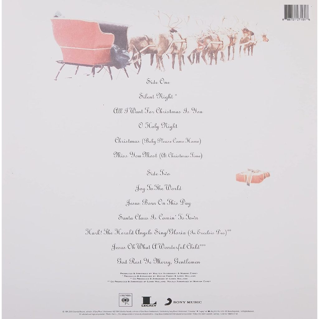 Merry Christmas Vinyl 20th anniversary edition - Mariah Carey